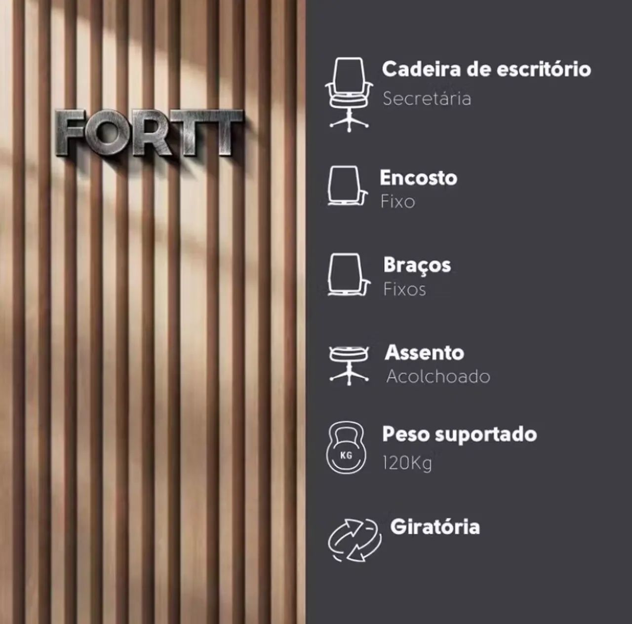 Cadeira escritório  - Foto 2