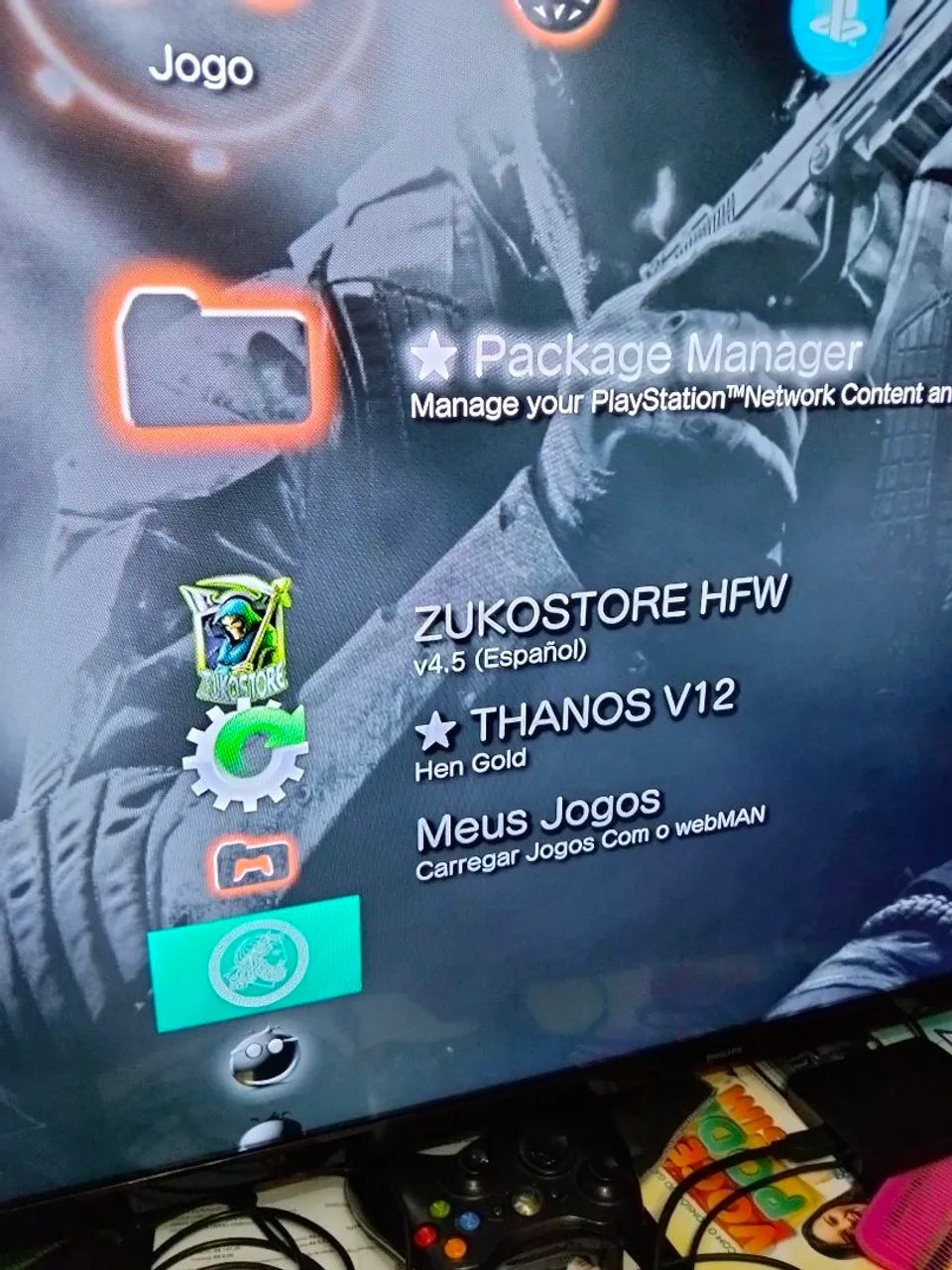 PS3 super slim  desbloqueado  - Foto 5