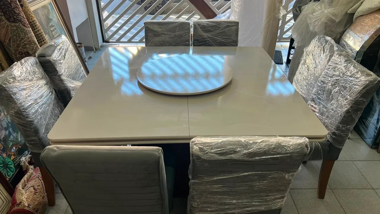 Mesa top de jantar com 8 cadeiras  - Foto 2