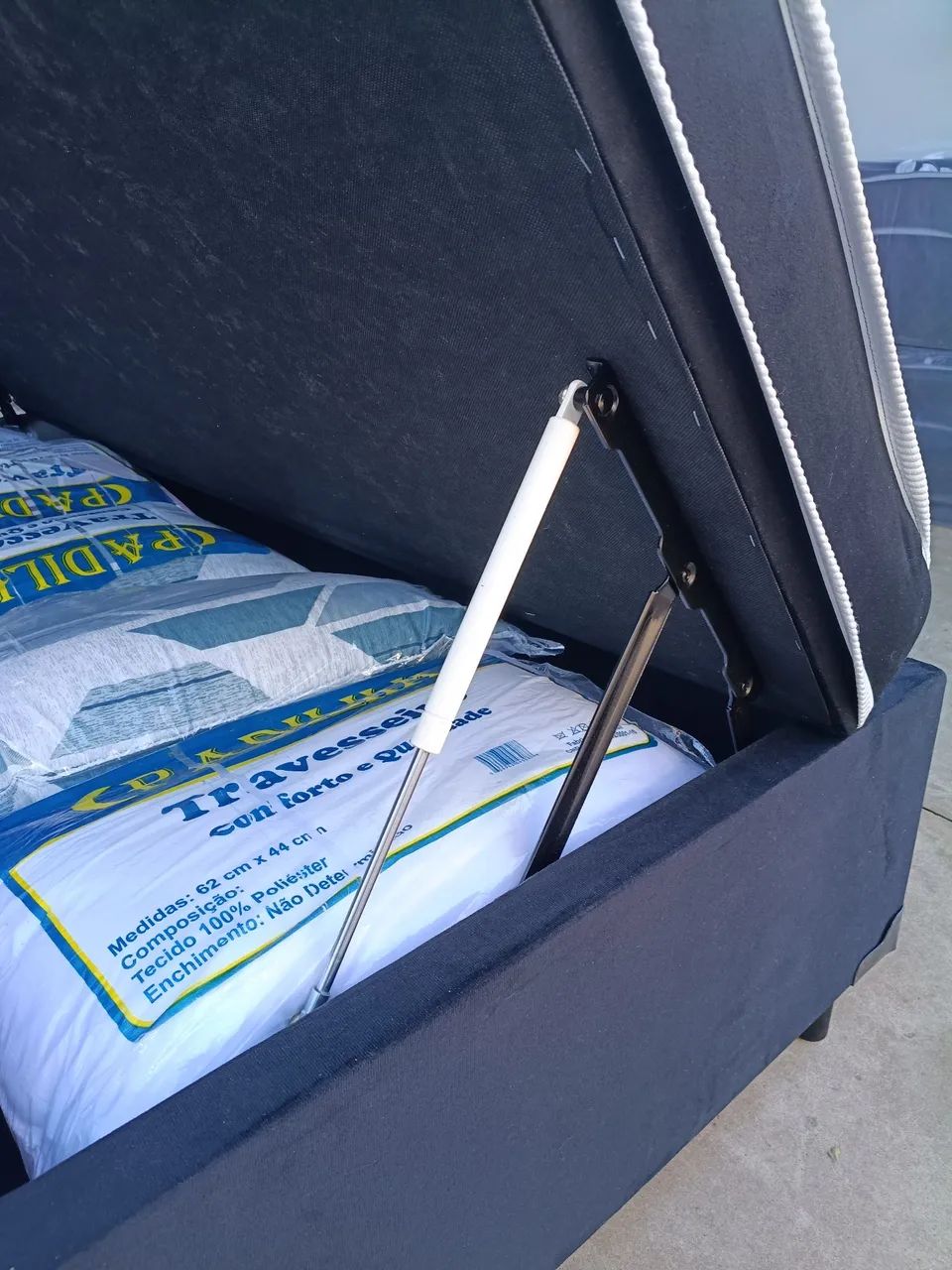 Cama de solteiro baú com cama auxiliar  - Foto 3