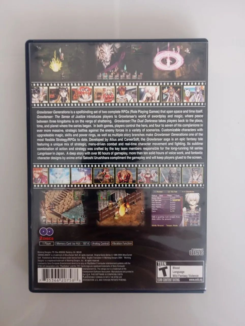 Growlanser: Generations - Jogo Original PS2. - Foto 2