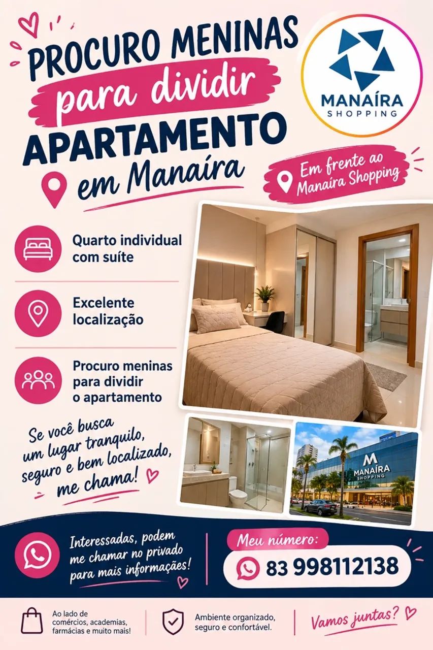 Vaga de quarto para MENINA 