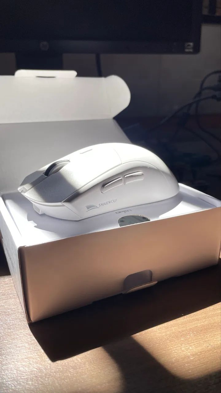 Mouse Gamer Branco Sensor PAW3311 - Foto 4