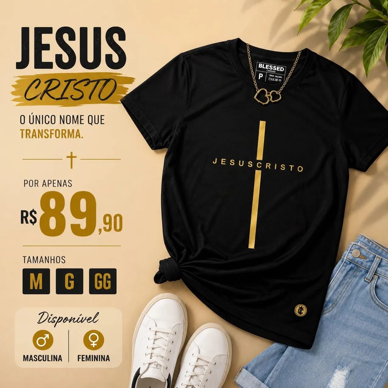 Camisa cristã  - Foto 2