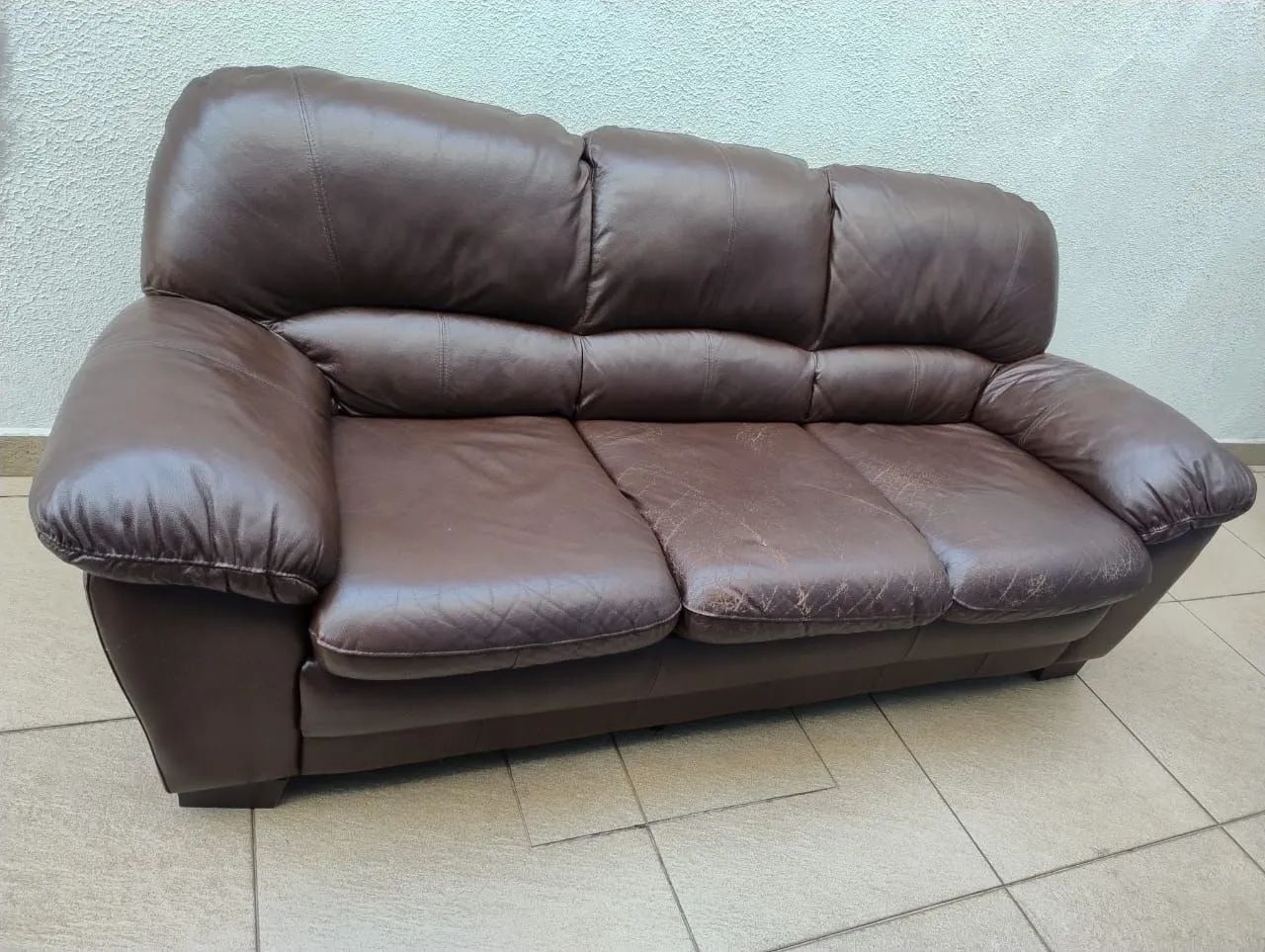 JOGO DE SOFA ARTE COURO | USADO