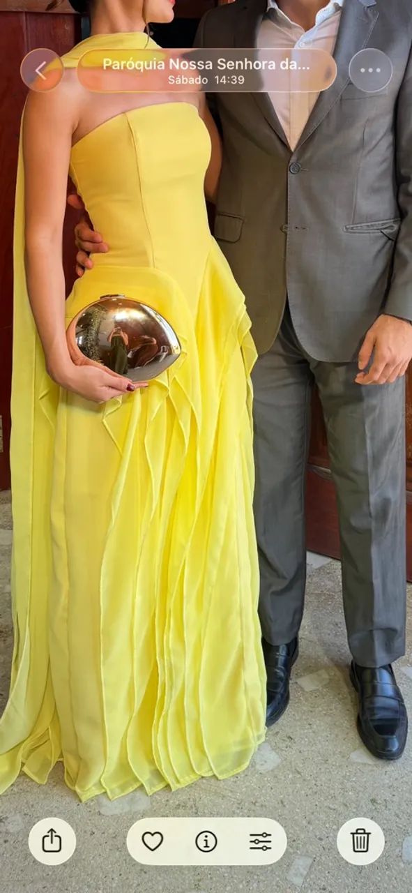 Vendo vestido amarelo festa  - Foto 2