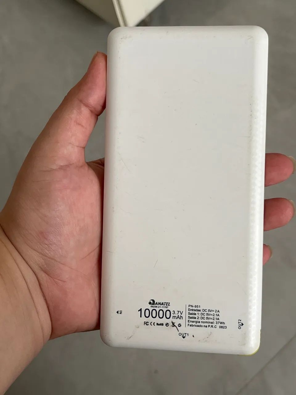 Power Bank 10000mAh - Branco - Foto 2