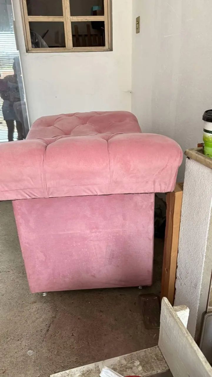 Vendo maca estofada rosê - Foto 4