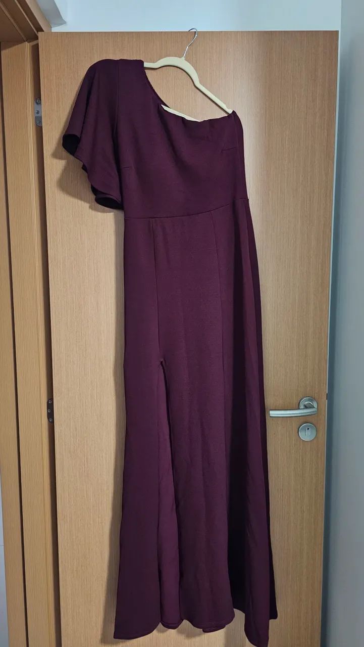 Vestido longo festa marsala - Foto 2