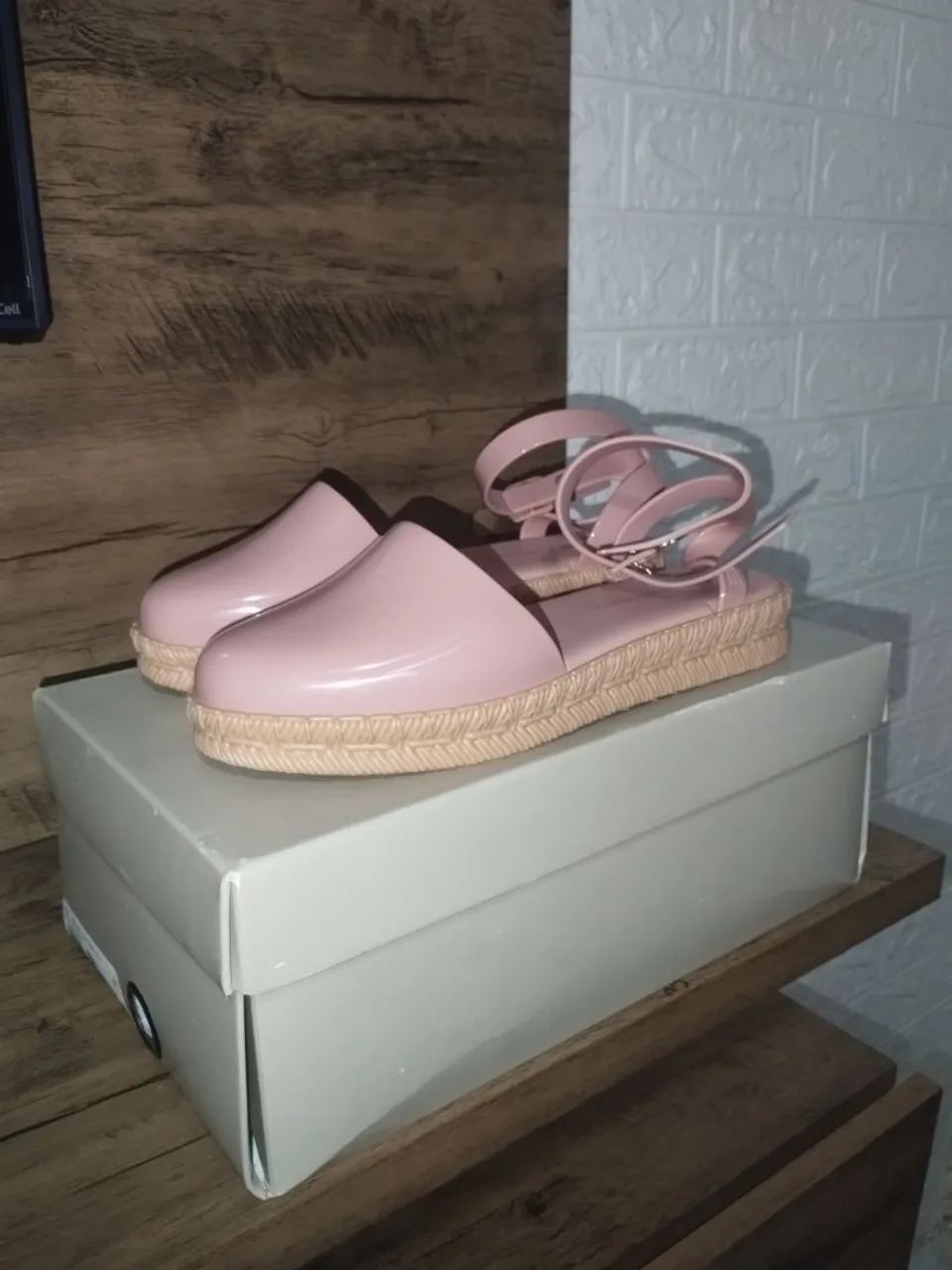 Melissa Espadridrille rosa bege 37 NOVA 