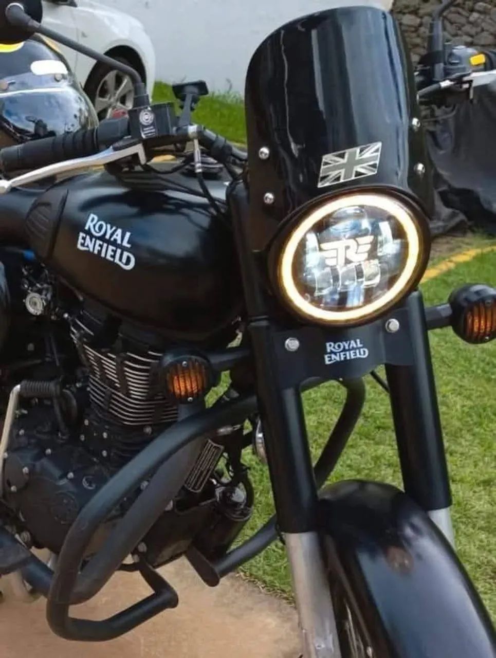 Bloco óptico Daymaker Royal enfield Interceptor Meteor Continental Himalayan Classic - Foto 5