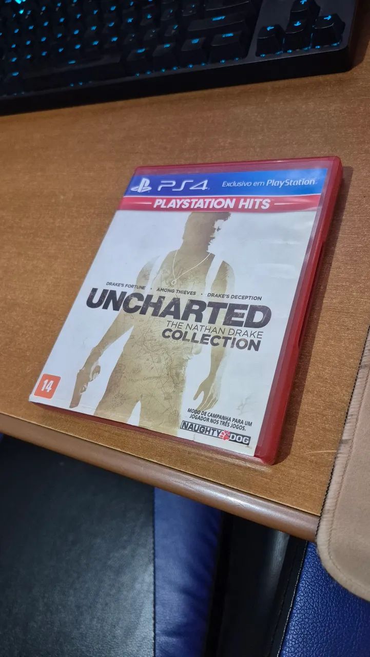 Controle de PS4 + Jogo Uncharted  - Foto 2