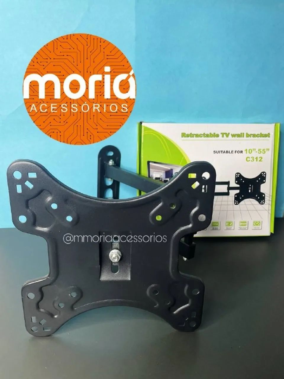 Suporte para Tv Articulado Retrátil 10" a 55" Wall Bracket C312 - Foto 4