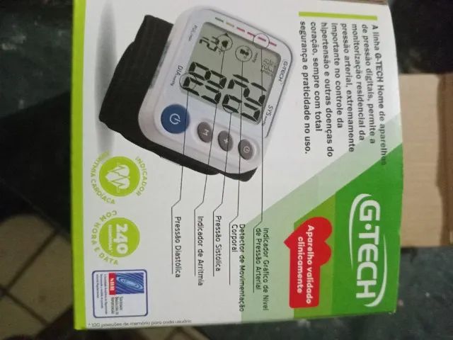 Aparelho de pressão digital automático de pulso...marca GTECH....ZERO BALA NUNCA USADO. - Foto 3