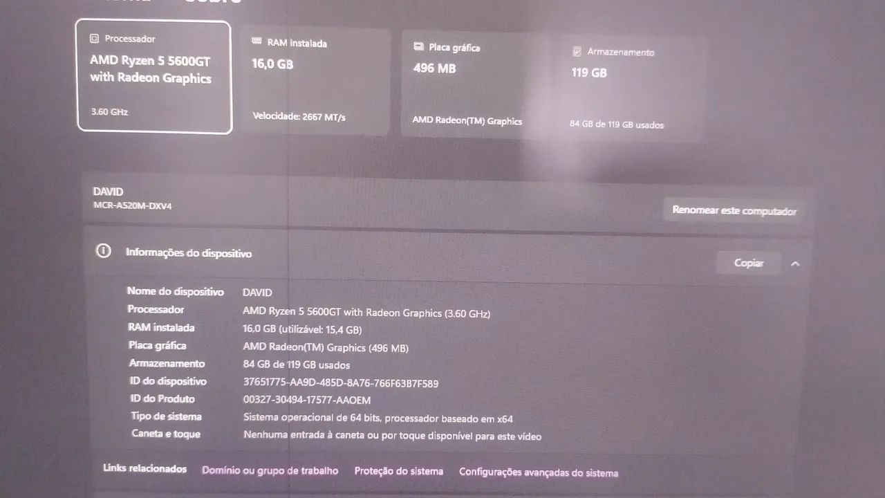 PC RYZEN 5 5800GT COLMPLETO  - Foto 4