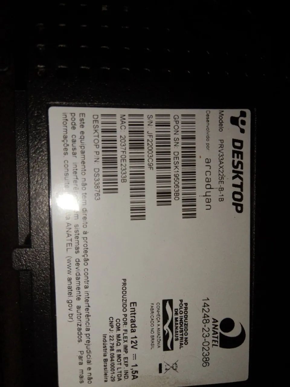 2 Roteadores Arcadyan Desktop + Acessórios - Prontos pra Usar! - Foto 5