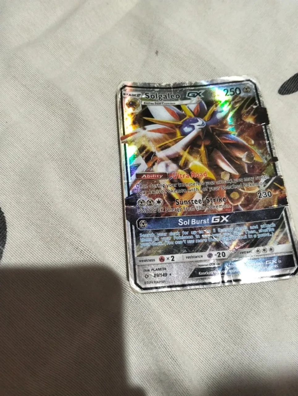 Carta pokémon Solgaleo gx  - Foto 3
