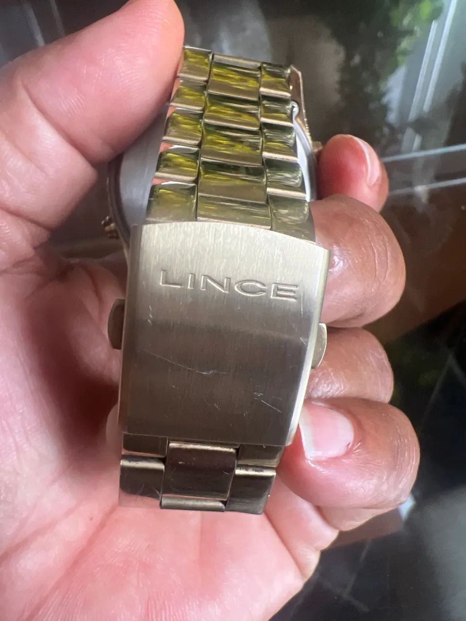 Vendo Relógio Lince dourado usado conservado  - Foto 2