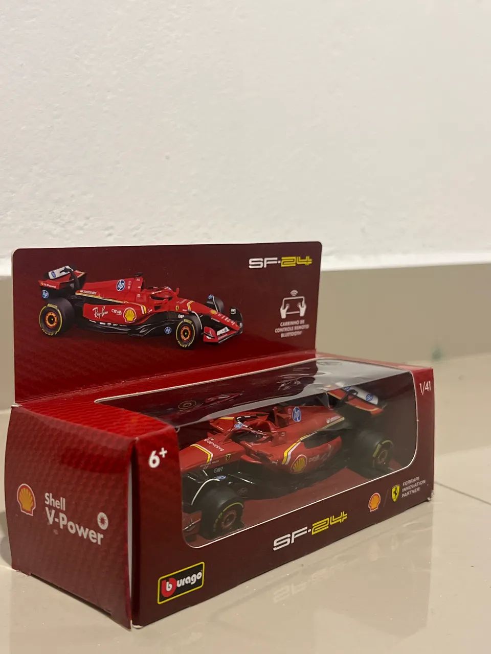 Carrinho da Ferrari fórmula 1 limitado da shell  - Foto 4
