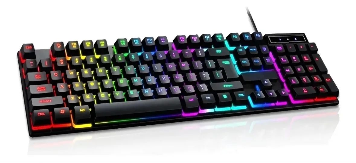 TECLADO RBG PRETO  - Foto 2