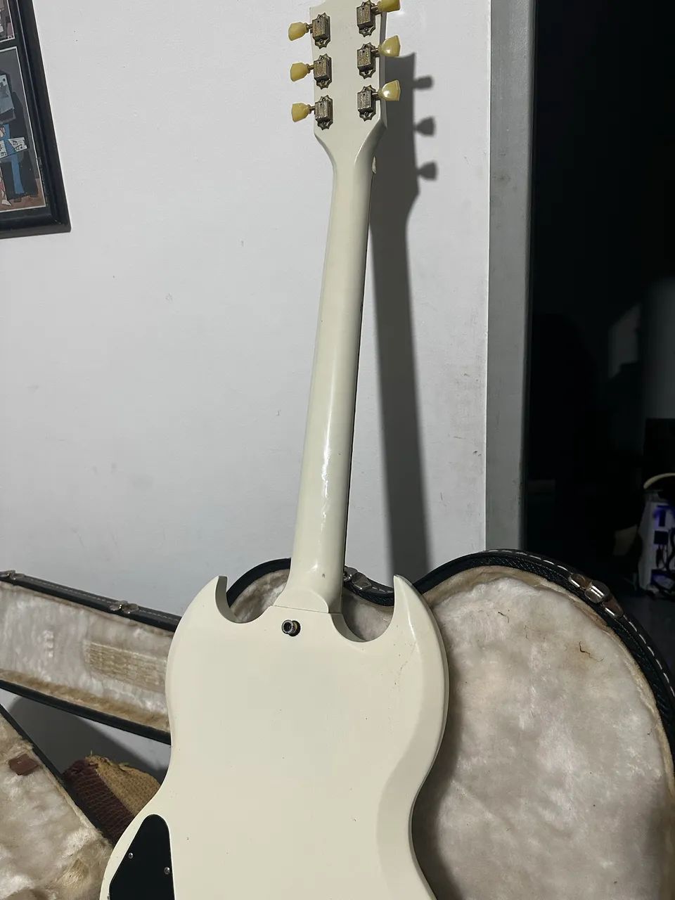 Guitarra gibson sg reissue 61 2012 com pontetremolo kahller usa - Foto 3