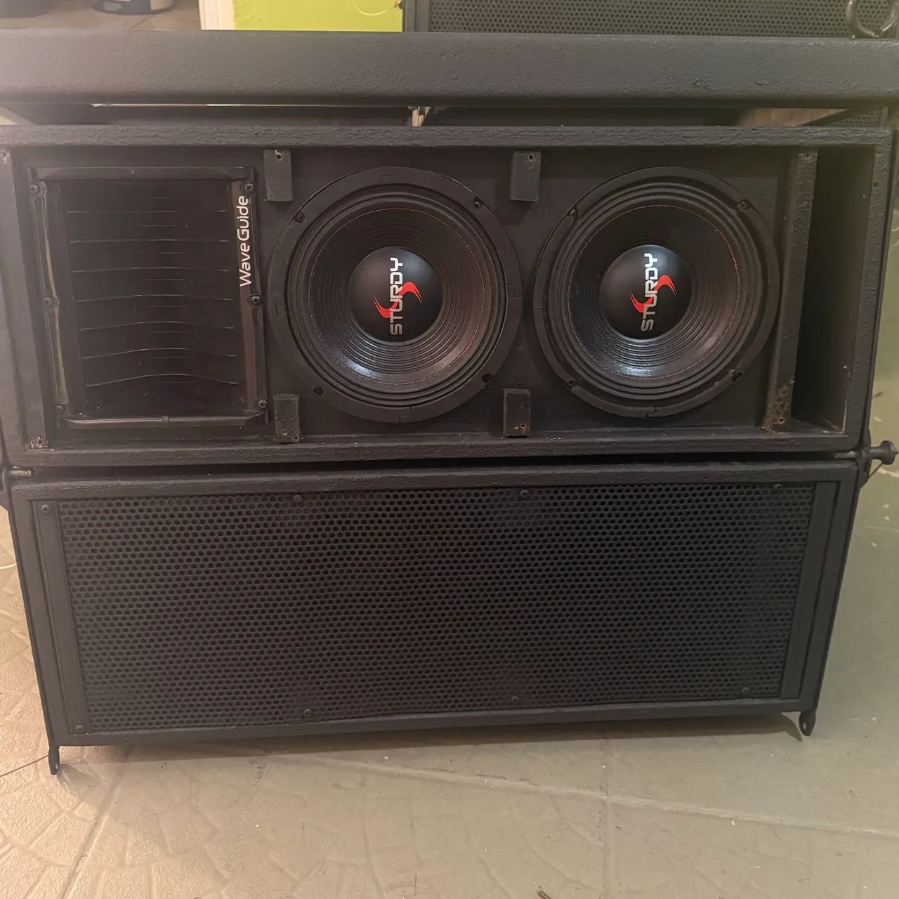 2 Pares de Line Array 2x8 + polegadas + TI, com ferragem. - Foto 4
