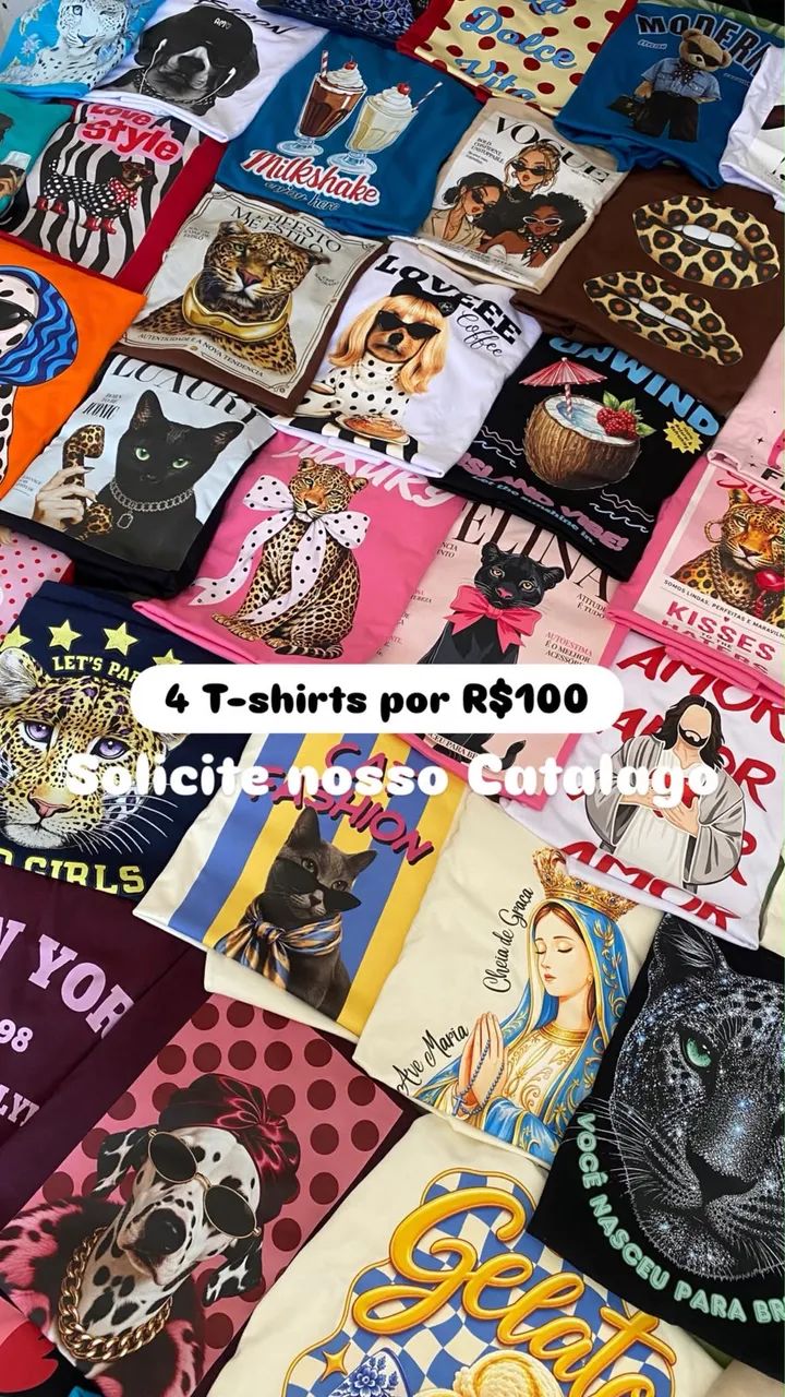 Combo de T-shirt adulta 