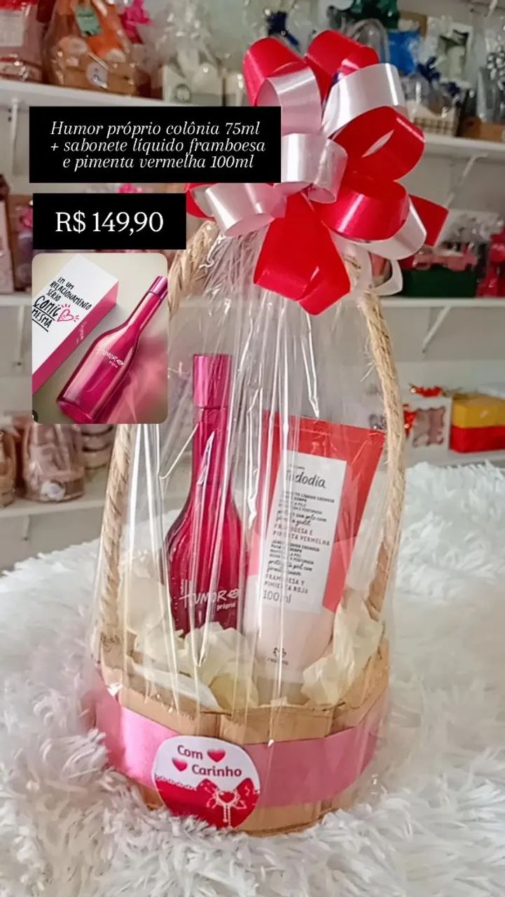 Presente Humor próprio com sabonete líquido 