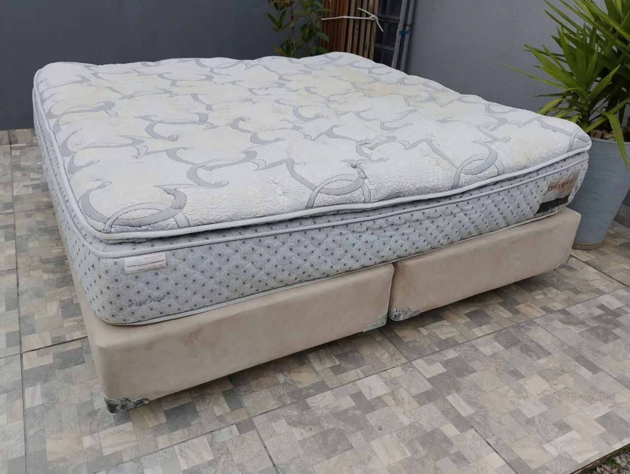 Cama box king Size completa 193x203 - Foto 3