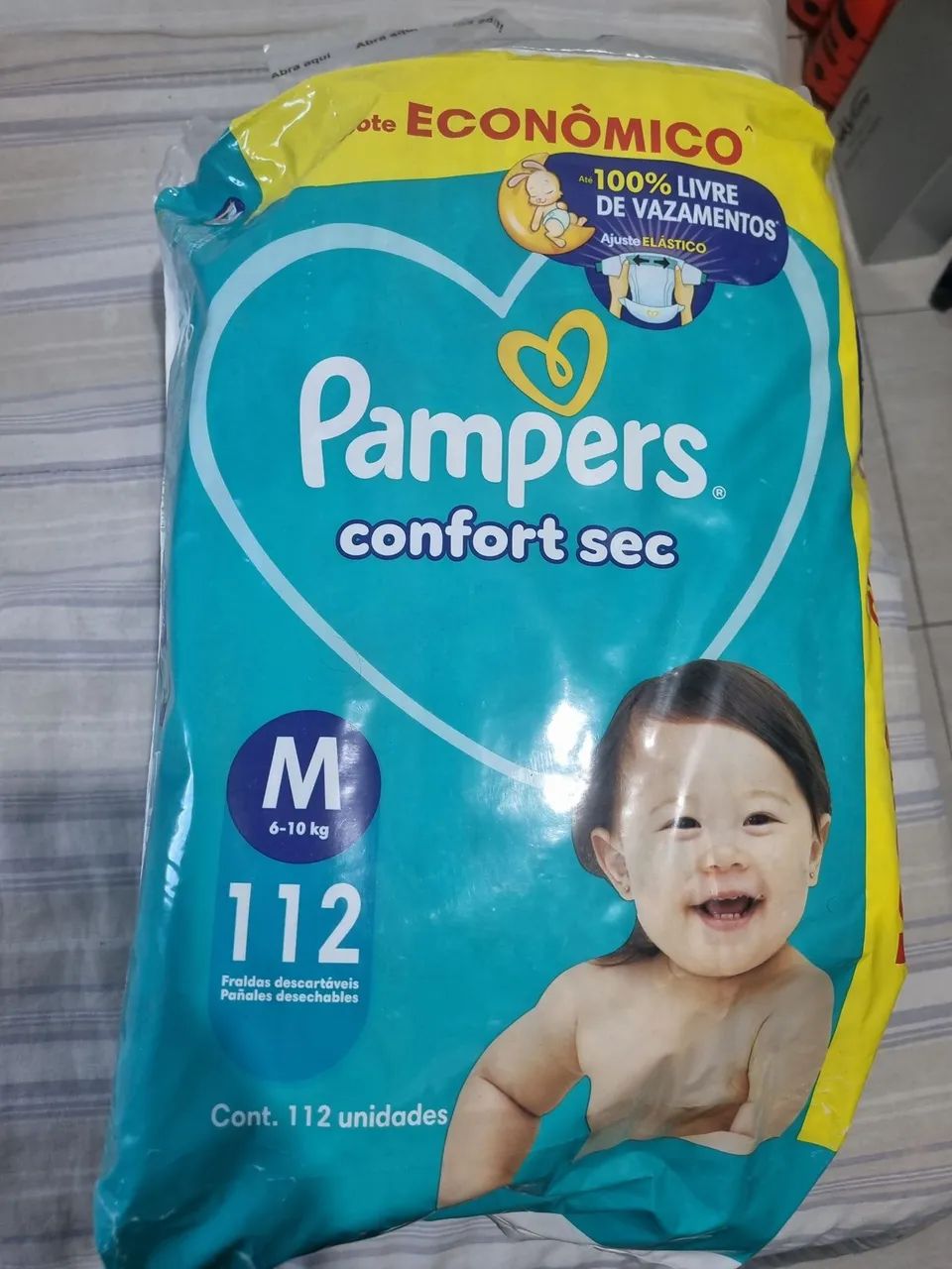 FRALDA PAMPERS M (112 unidades)