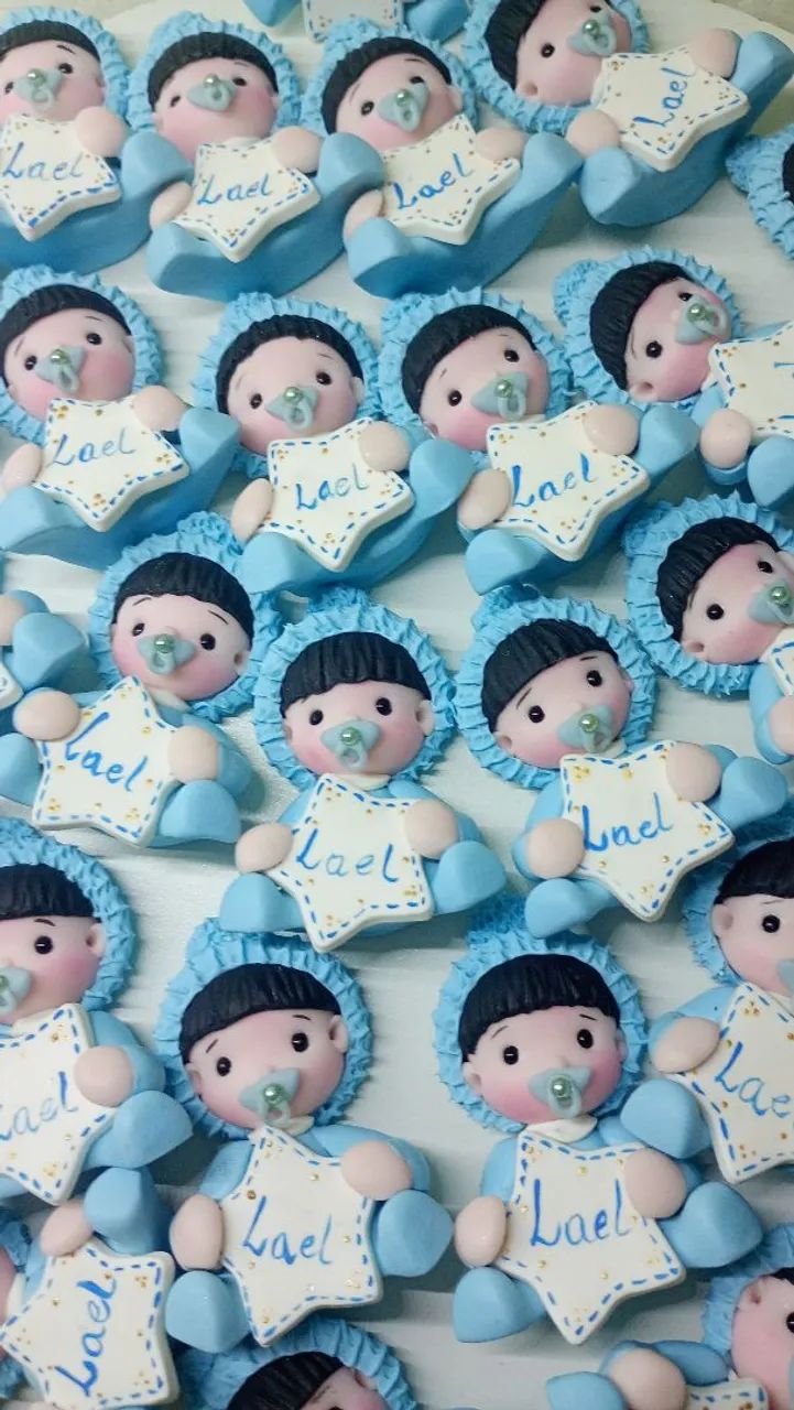 Lembrancinhas para chá de bebê em Biscuit  - Foto 4