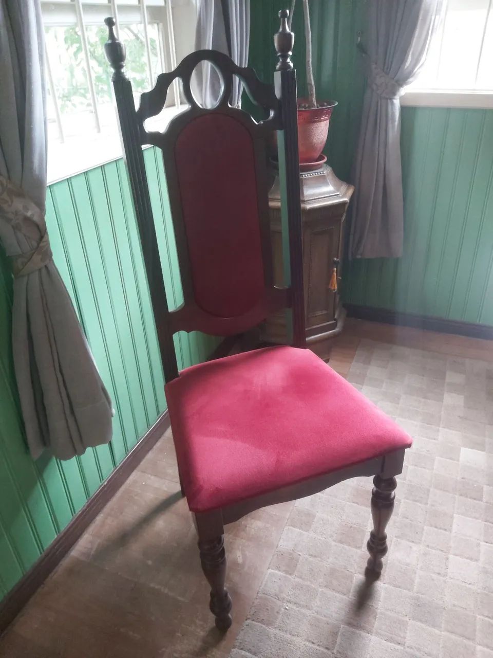 CONJUNTO Mesa + Arca usadas de Imbuia  - Foto 5