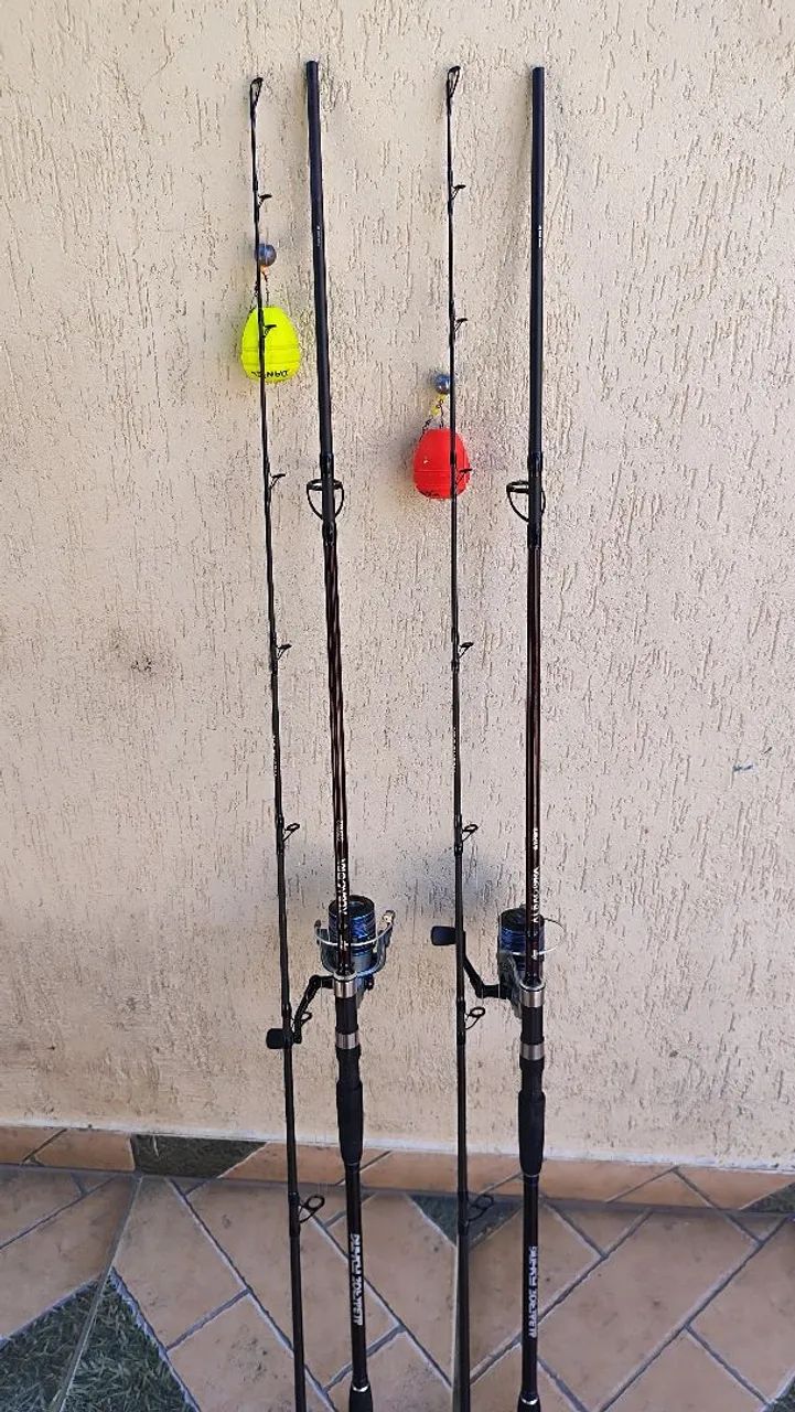 Conjunto de vara e molinete de pesca - Foto 5