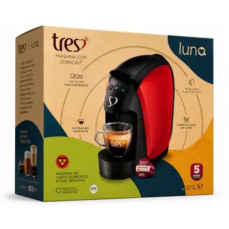 Nova Cafeteira Três Luna 127V  Nova e Lacrada