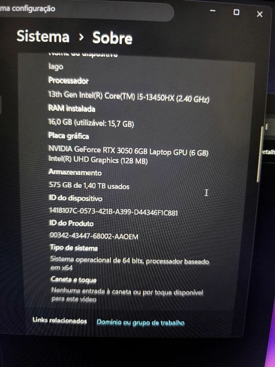 Notebook Gamer Dell g15 5530 - Foto 2