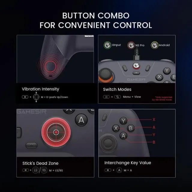 Controle Gamesir Nova Lite Anti Drift multiplataforma PC / Switch / Android / iOS - Foto 4