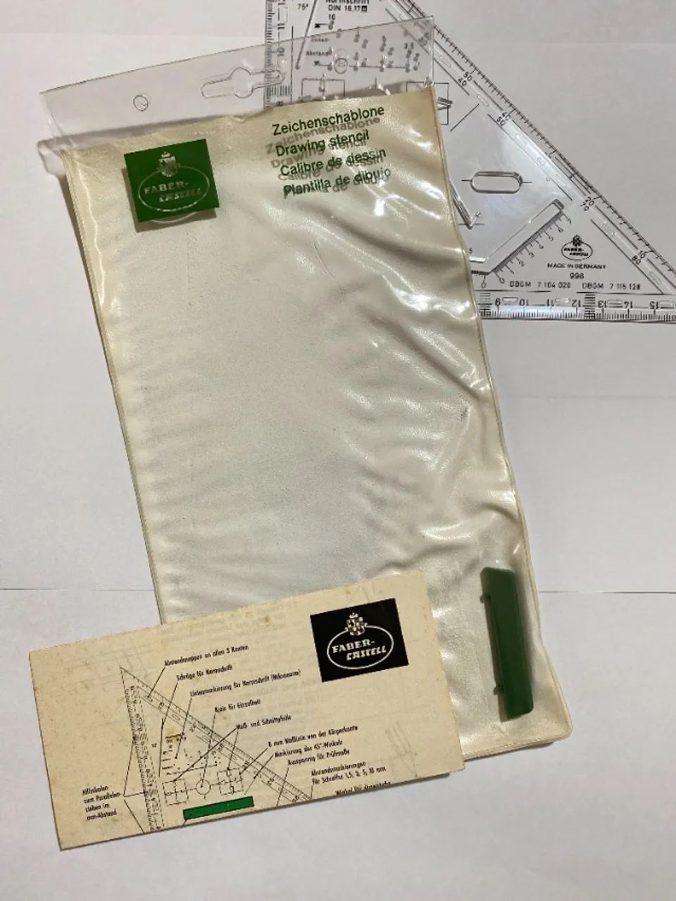 Esquadro Técnico Faber-Castell (modelo 996) fabricado na Alemanha - Foto 4