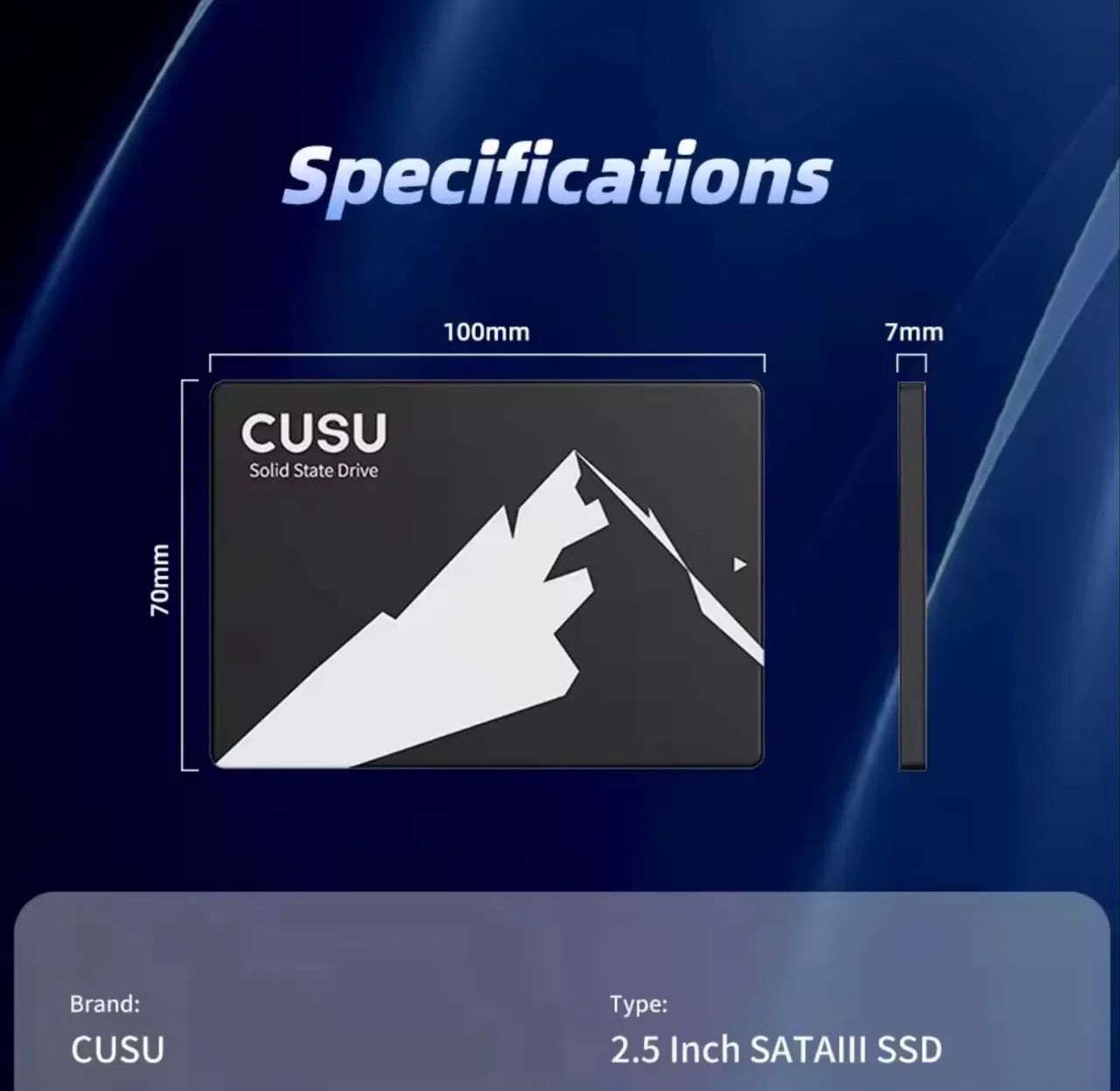 SSD SATA lll 240GB CUSU. @importech_084 - Foto 3
