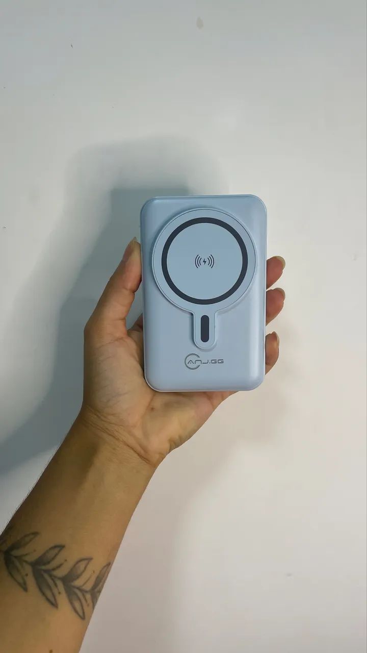 Power bank 10000 mAh TURBO - indução + cabos - Foto 3