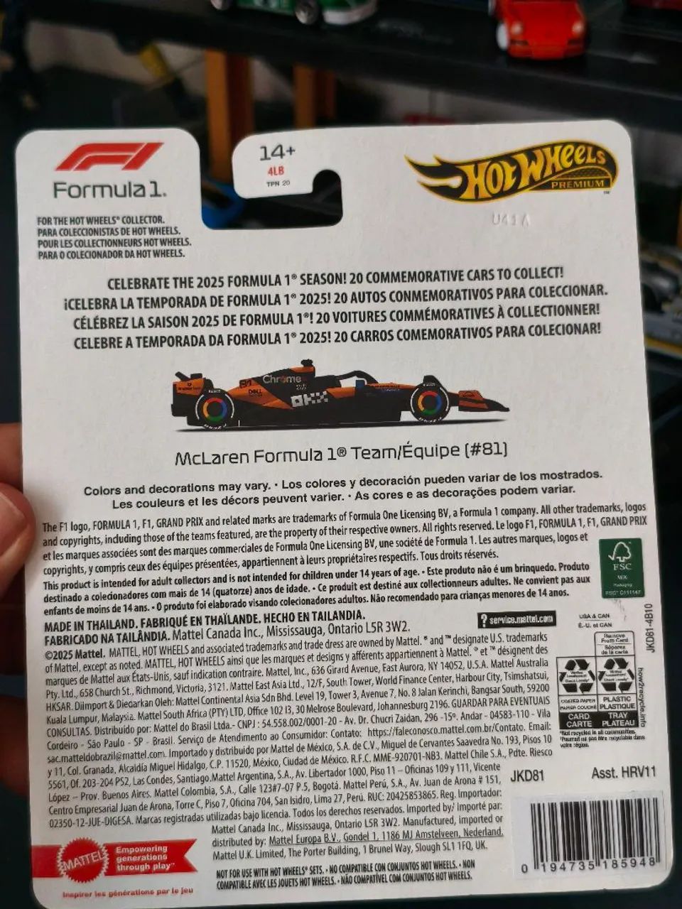 Hot wheels fórmula 1 mclaren premium - Foto 2