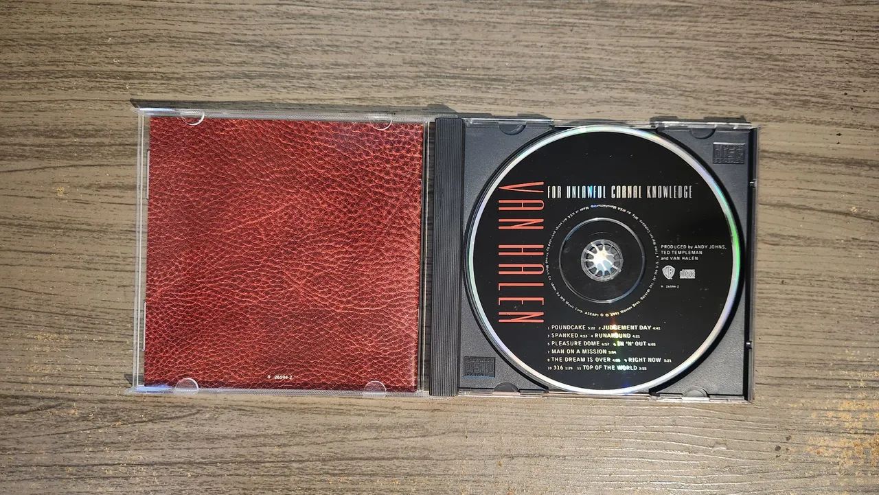 Van Halen - For Unlawful Carnal Knowledge Cd Orig. EUA - Foto 2