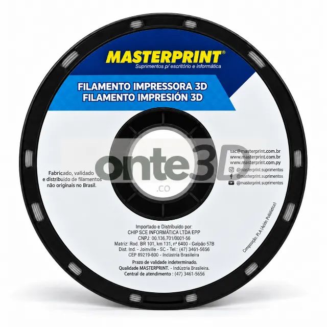 Filamento Petg Cinza - 1 Kg Masterprint - Foto 5