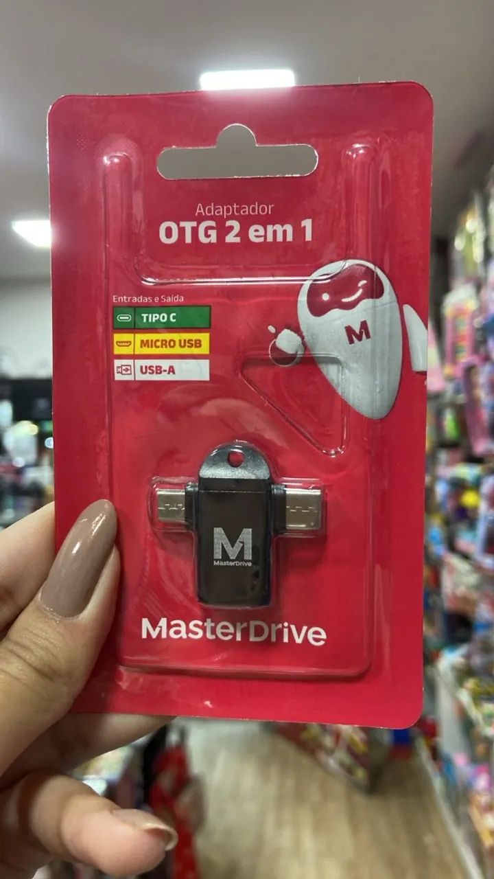 ADAPTADOR OTG 2 EM 1