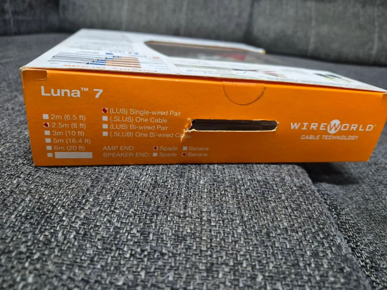 Cabo de caixa (speaker cable) Wireworld Luna 7 - Foto 4