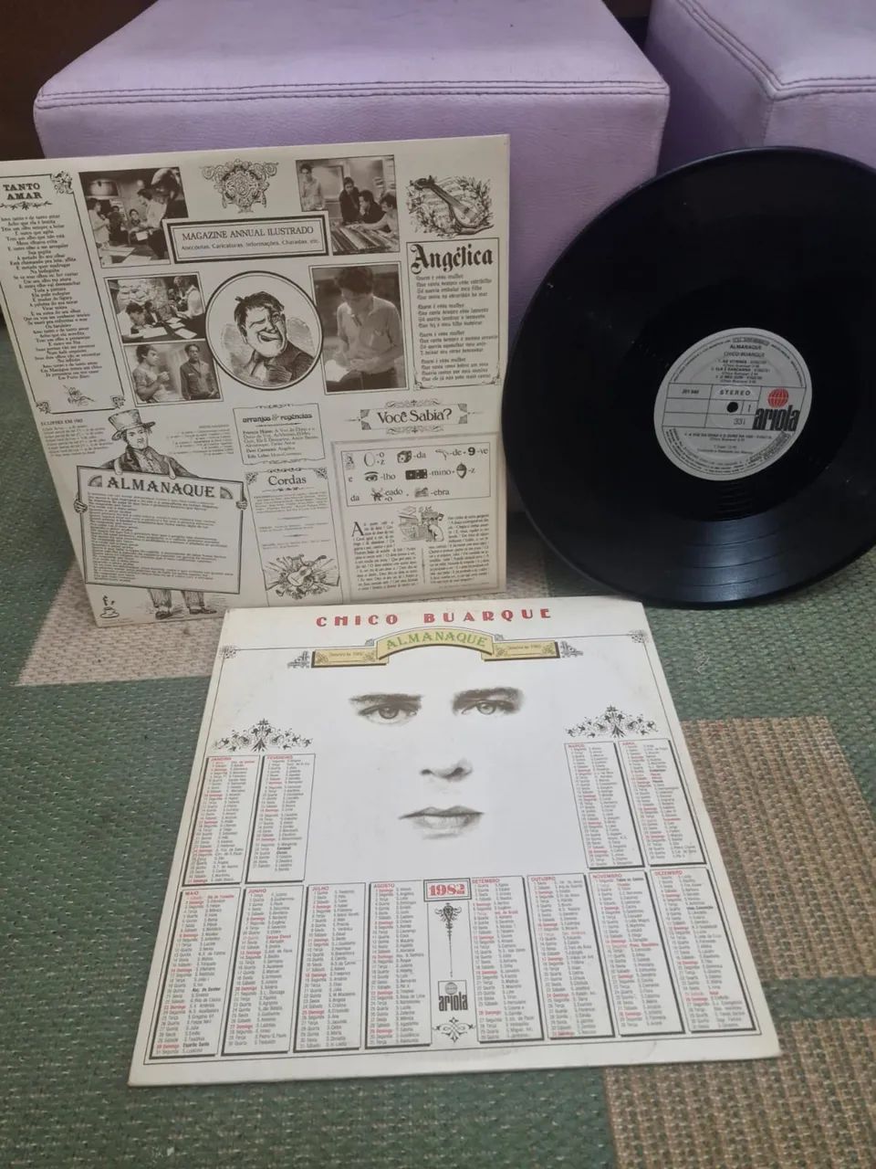 Disco de Vinil Lp - Chico Buarque- Almanaque  - Foto 2