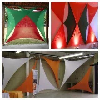 Decoração com tecidos tencionados - Foto 2