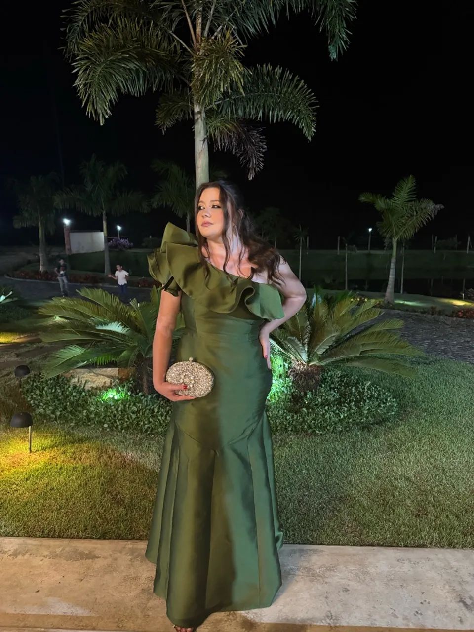 Vestido verde oliva  - Foto 2