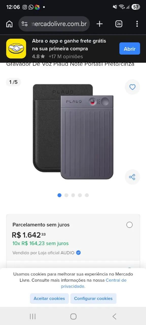 Gravador iphone 