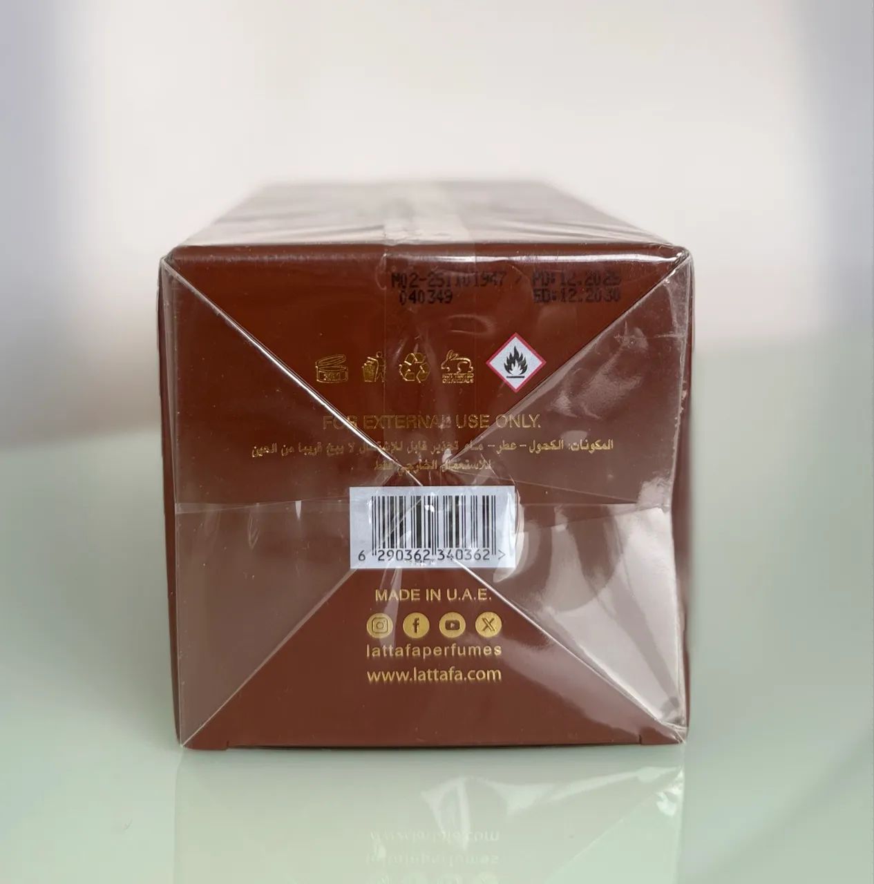 Perfume Árabe Asad Bourbon lataffa EDP 100ml - Original  - Foto 5