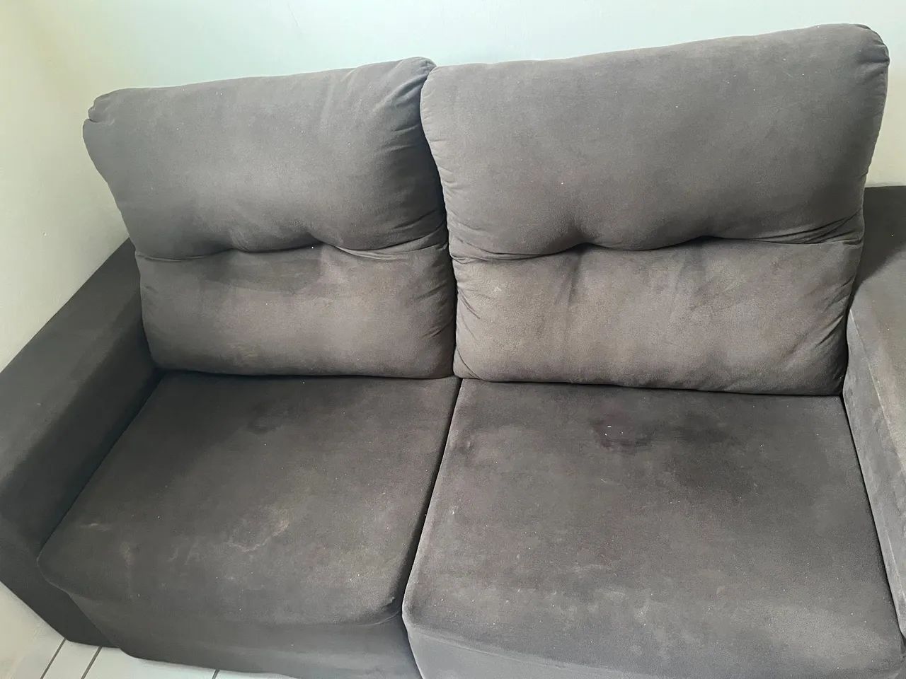 Sofá retrátil 2,10m marrom escuro - Foto 5